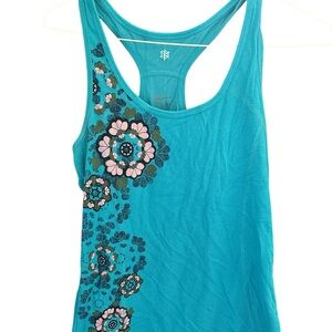 Old Navy Large Racer Tank Top -Teal